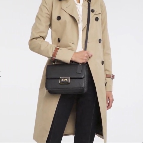 Coach Soft Pebbled Leather High End Alie Bag New - Picture 9 of 10